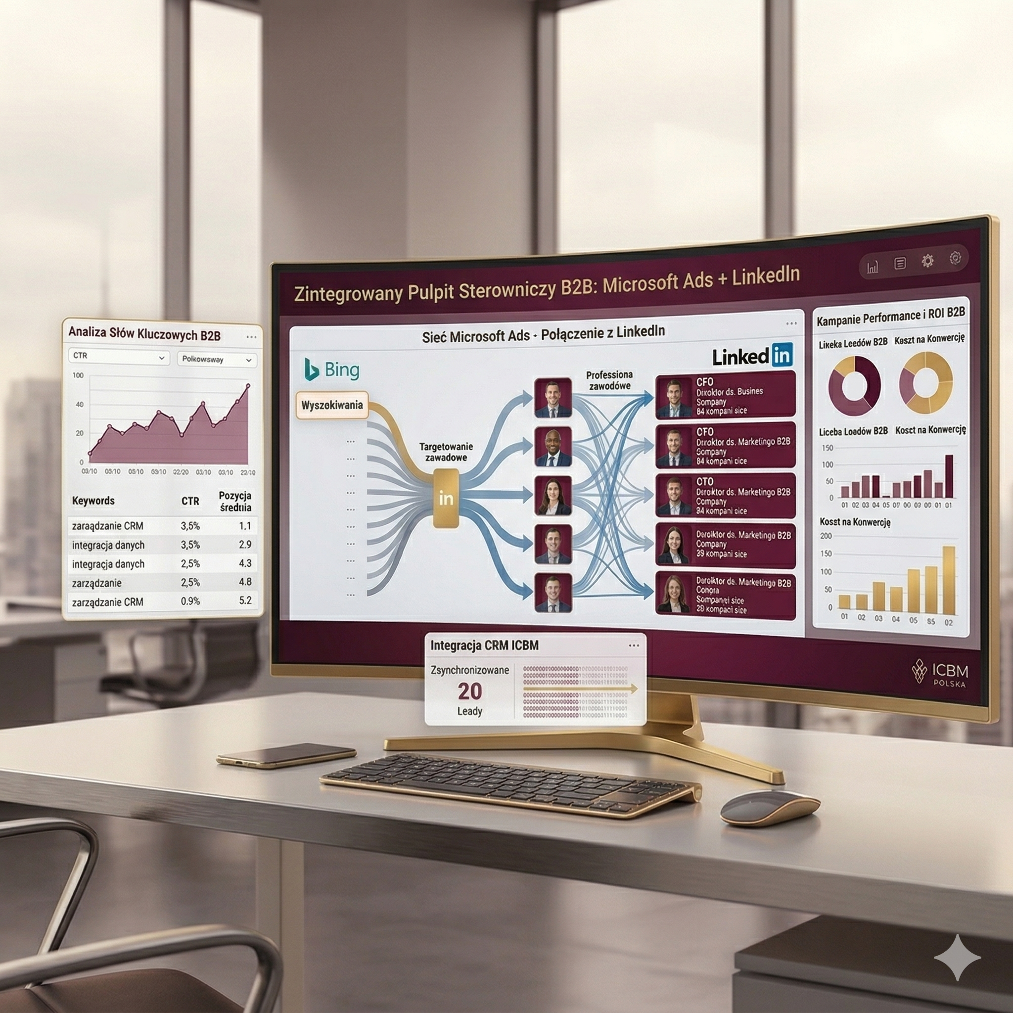 Campanhas Microsoft Ads - Dashboard