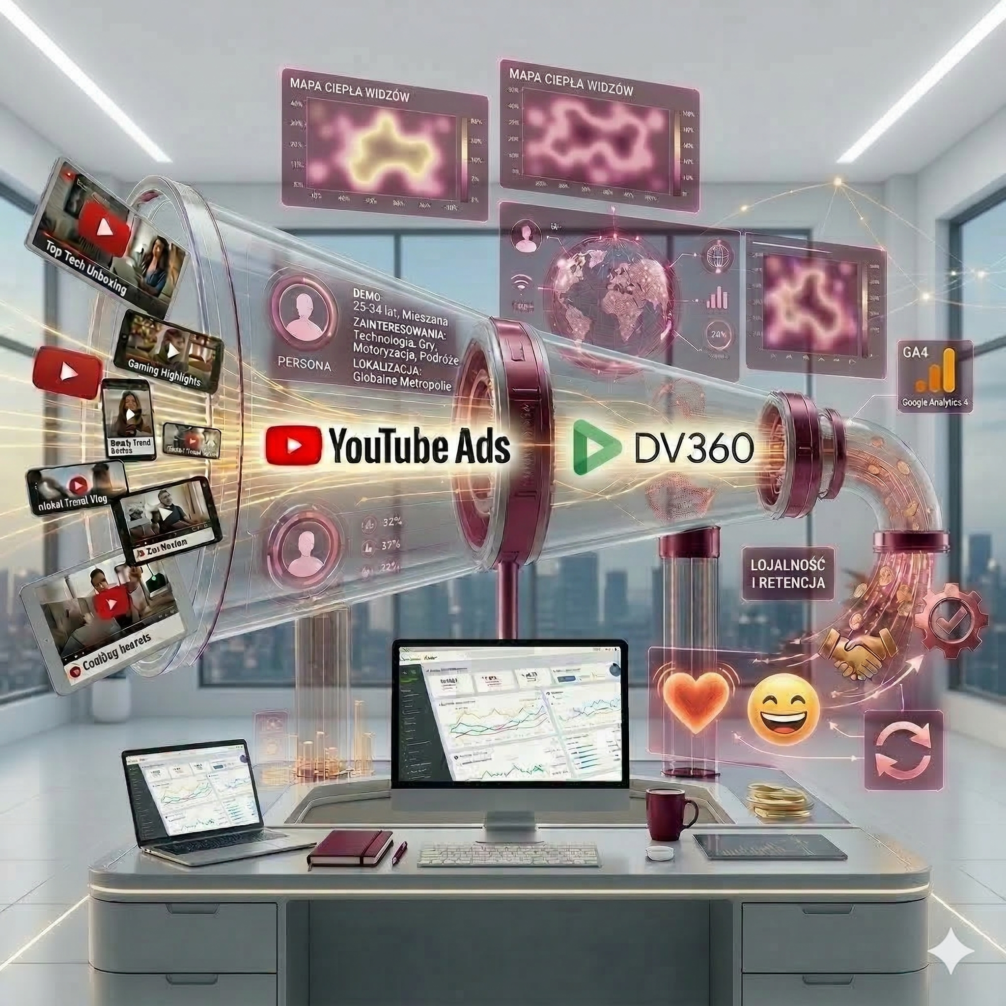 Campanhas de Video Ads - Dashboard